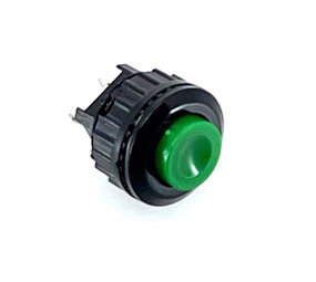 Drukknop maak contact groen terugverend