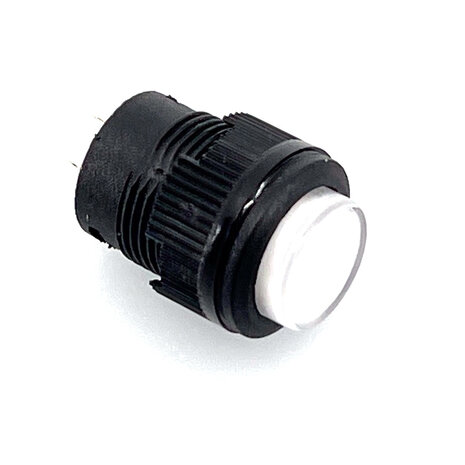Drukknop wit puls met verlichting Drukknop wit puls met verlichting