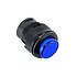 Drukknop blauw puls met verlichting Drukknop blauw puls met verlichting