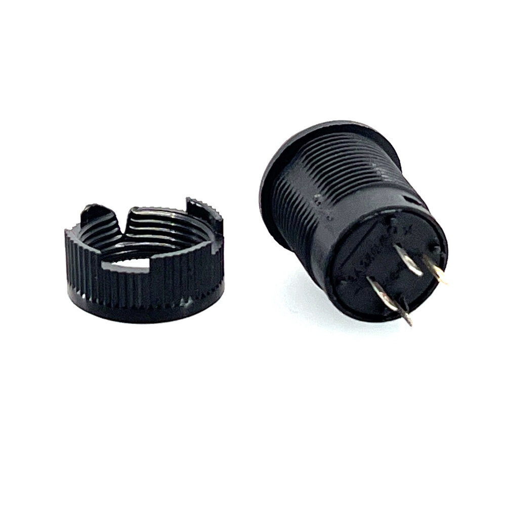 Drukknop wit vasthoudend met verlichting Drukknop wit vasthoudend met verlichting