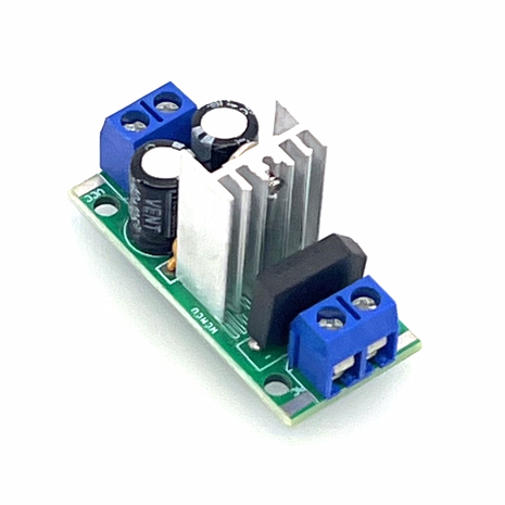 L7805CV  Module spannings regelaar input AC en DC