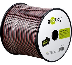 Speaker Kabel zwart rood CCA 2x1mm2 100m Speaker Kabel zwart rood CCA 2x1mm2 100m