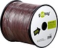 Speaker Kabel zwart rood CCA 2x1mm2 100m
