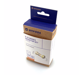 Set weerstanden - E12 reeks - 610 st. - 10 ohm tot 1Mohm Set weerstanden - E12 reeks - 610 st. - 10 ohm tot 1Mohm
