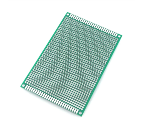 Experimenteer-printplaat dubbelzijdig afm.  8 x 12cm