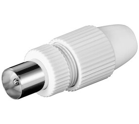 Coaxiale snelstekker met klembevestiging Coaxiale snelstekker met klembevestiging