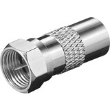 F plug naar Coax plug, adapter