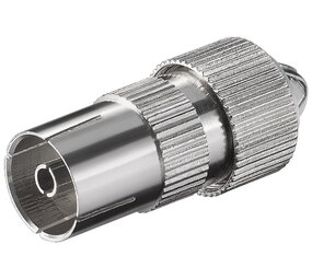 Coaxiale koppeling met schroefbevestiging Coaxiale koppeling met schroefbevestiging