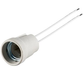 E27 lampfitting met aansluitdraden