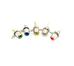 RCA  Tulp chassis wit