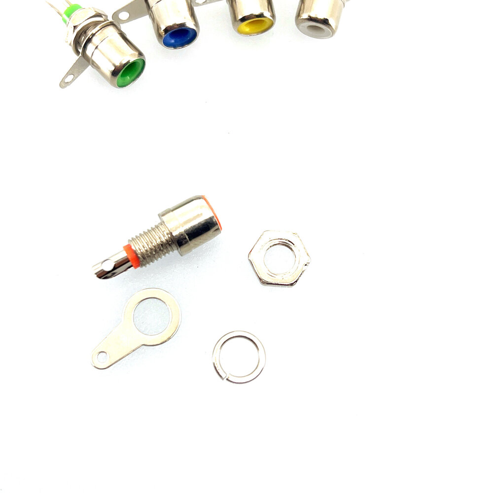 RCA  Tulp chassis blauw