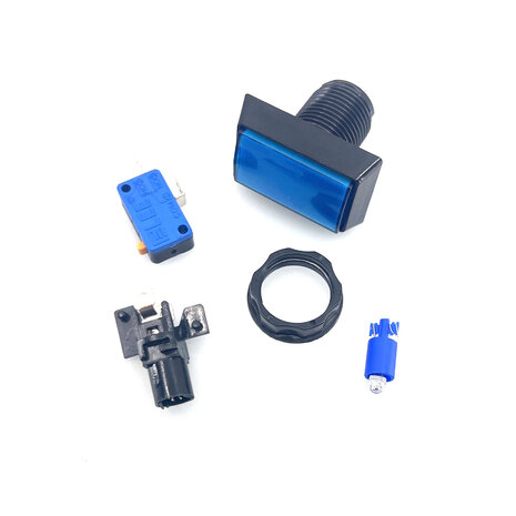 Arcade  Button 50 x 33 Blauw Arcade  Button 50 x 33 Blauw