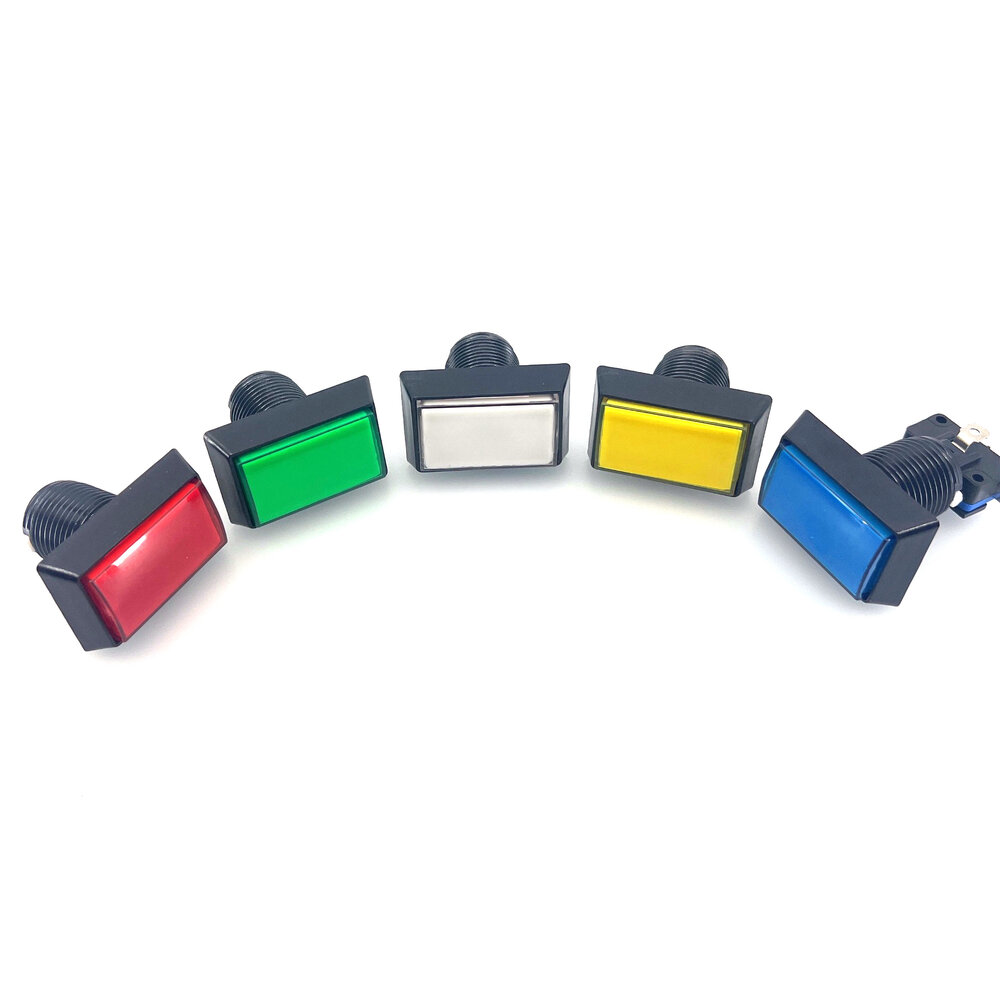 Arcade  Button 50 x 33 Wit Arcade  Button 50 x 33 Wit