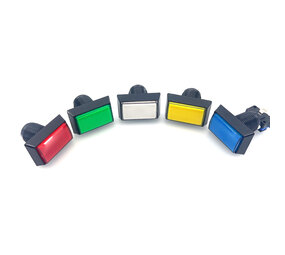 Arcade  Button 50 x 33 Wit Arcade  Button 50 x 33 Wit