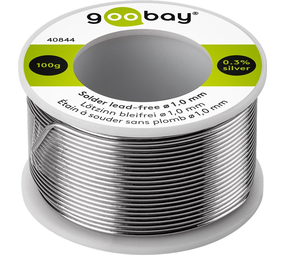 Goodbay Tin met loodvrij 1mm 100 gram Goodbay Tin met loodvrij 1mm 100 gram