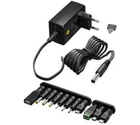 Universele voeding 3 V - 12 V, Max. 3,6 W