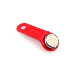 Smart button ibutton Dallas key rood TM1990