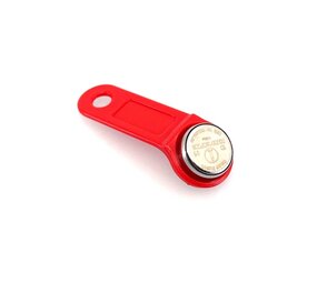 Smart button ibutton Dallas key rood TM1990 Smart button ibutton Dallas key rood TM1990
