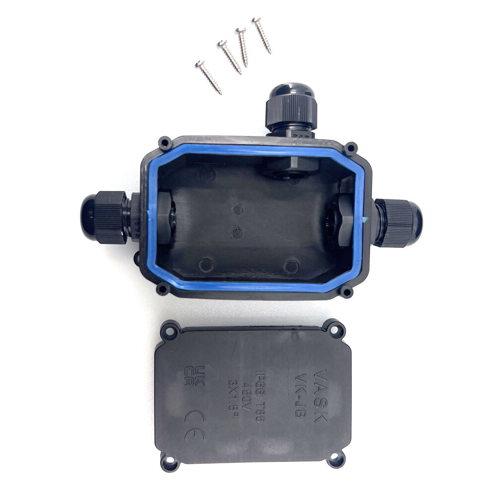 IP66 behuizing - lasdoos met 3 x PG9 IP66 behuizing - lasdoos met 3 x PG9