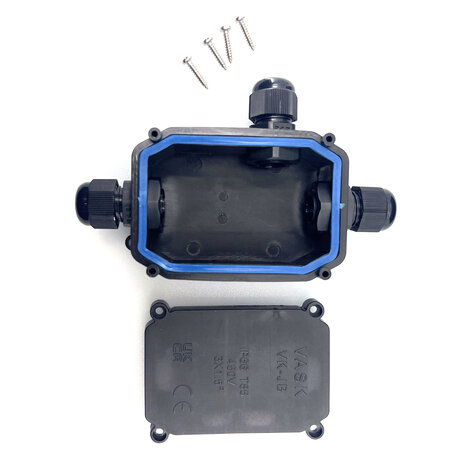 IP66 behuizing - lasdoos met 3 x PG9 IP66 behuizing - lasdoos met 3 x PG9