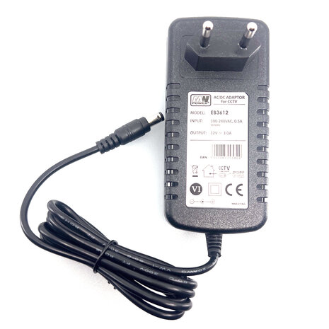 MW Power Adapter 12v 3A DC MW Power Adapter 12v 3A DC