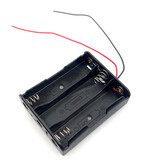 Batterij houder 3 x 18650 batterij