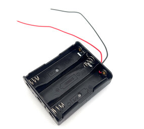 Batterij houder 3 x 18650 batterij
