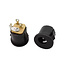 DC Power jack 5.5x2.1 mm inbouw click bevestiging DC Power jack 5.5x2.1 mm inbouw click bevestiging