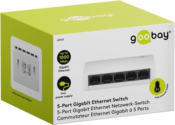 Goodbay 5-Poort Gigabit Ethernet Switch