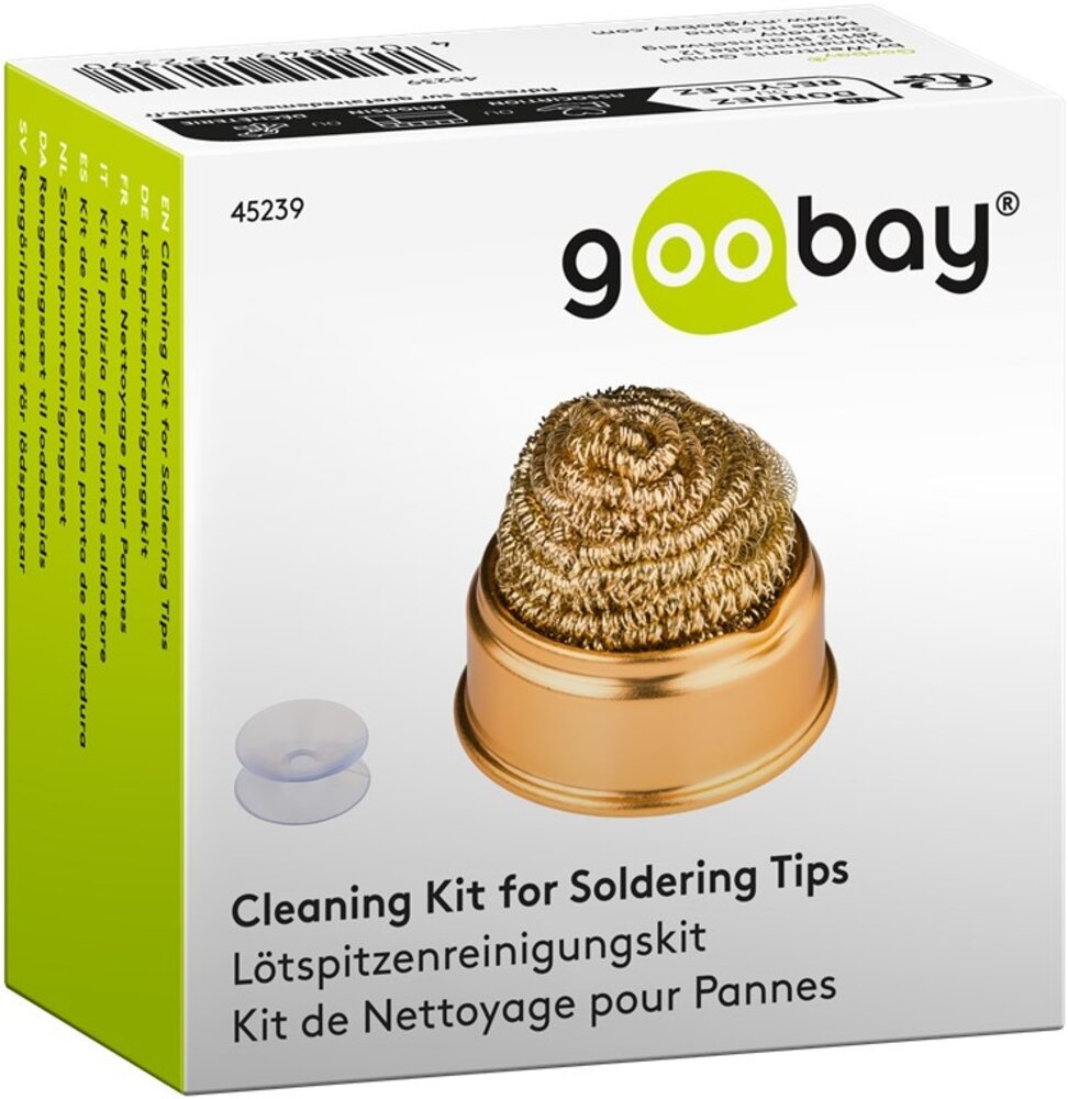 Goodbay Soldeerpuntreiniger incl. soldeerpuntreinigingsdraad en houderkit Goodbay Soldeerpuntreiniger incl. soldeerpuntreinigingsdraad en houderkit