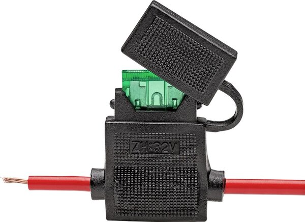 Zekeringhouder voor voertuigzekeringen