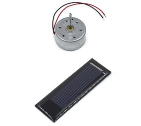 Solar motortje met zonnepaneeltje Solar motortje met zonnepaneeltje