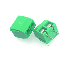 Schroefconnector groen 2 polig Schroefconnector groen 2 polig