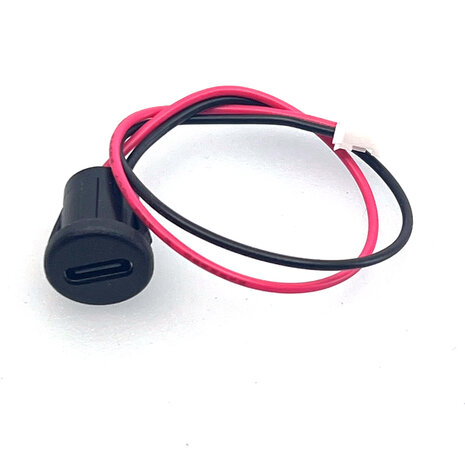 USB-C female inbouw connector jst PH 2.0