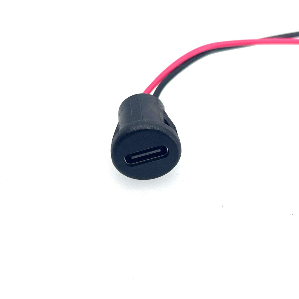 USB-C female inbouw connector jst PH 2.0