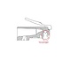RJ45-stekker, CAT 5e STP afgeschermd met rubbeer voor knikverlichting RJ45-stekker, CAT 5e STP afgeschermd met rubbeer voor knikverlichting