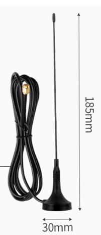 TX 433 Antenne met magneetvoet en sma connector