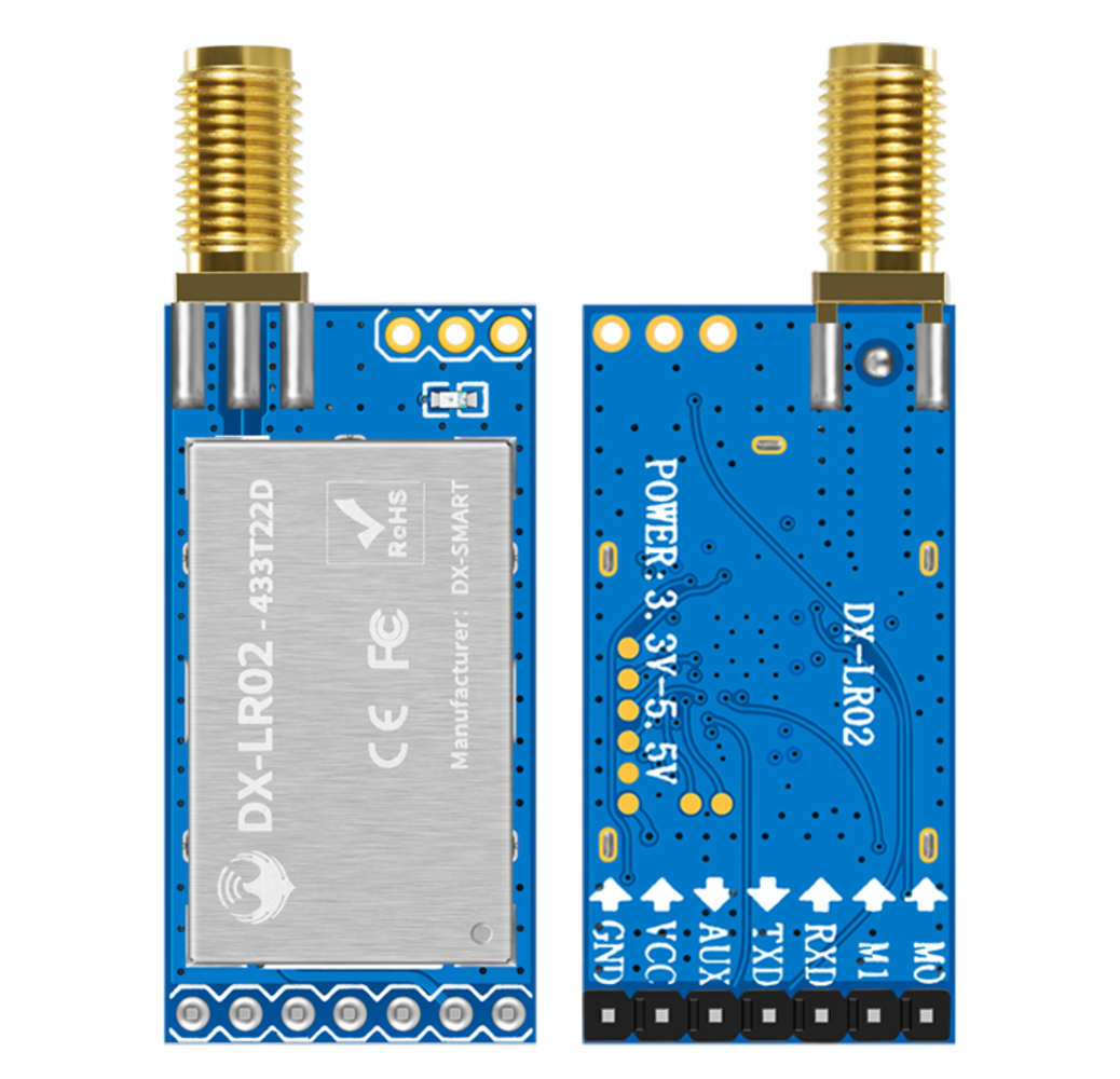 LORA 22dBm SMA Zender Ontvanger Lange Afstand LORA 22dBm SMA Zender Ontvanger Lange Afstand