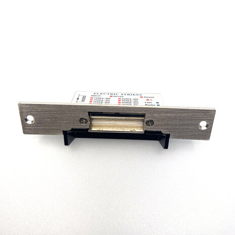 Slot: open in spanningsloze toestand Slot: open in spanningsloze toestand