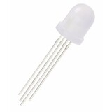 8mm RGB led diffuus gez. cathode