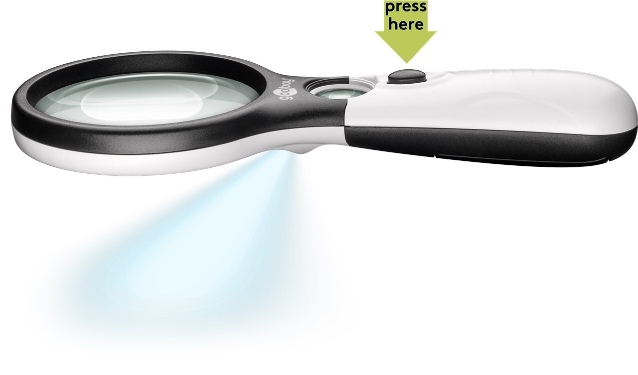 Goodbay LED-lees vergrootglas loep