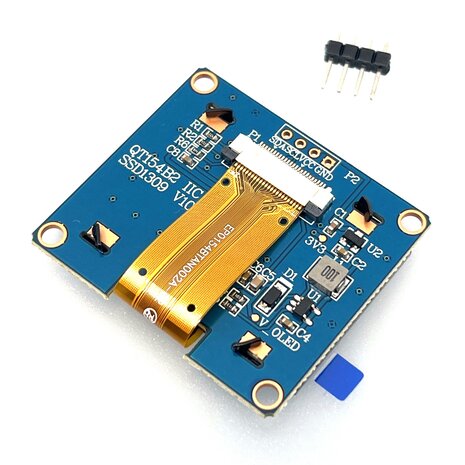 1.54 Inch OLED Display SSD1309 Wit 1.54 Inch OLED Display SSD1309 Wit
