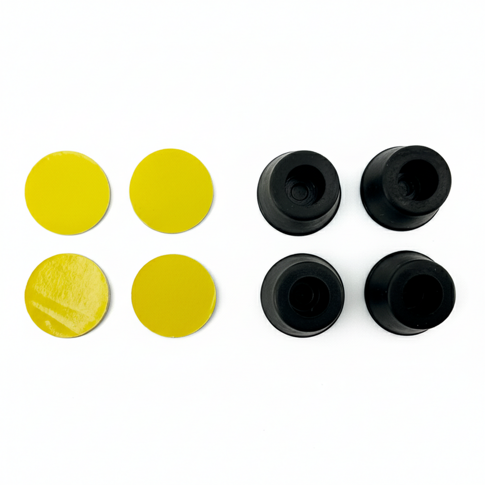 4 Rubberen voetjes met plak bevestiging