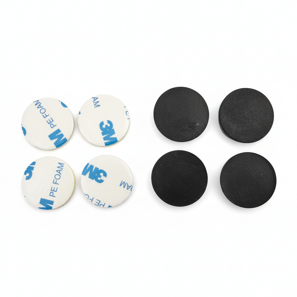 4 Rubberen voetjes met plak bevestiging