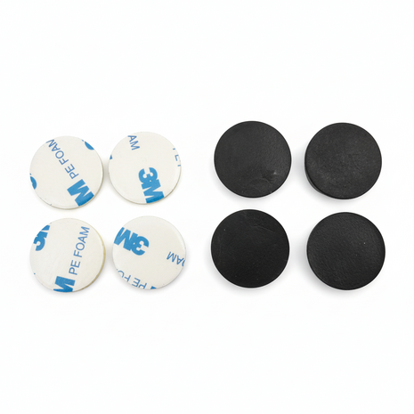 4 Rubberen voetjes met plak bevestiging