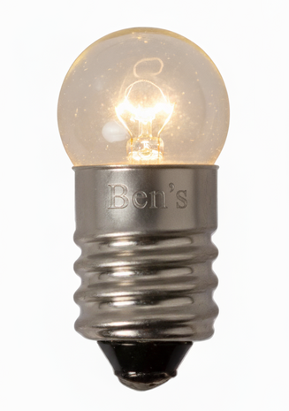 E10 gloeilamp 1,5V 0,4W E10 gloeilamp 1,5V 0,4W