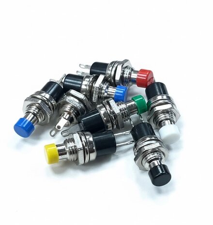 Push button panel terugverend rood Push button panel terugverend rood