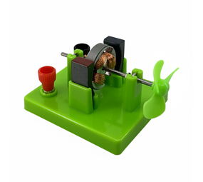 DC Elektromotor met Ventilator t.b.v. leerkit