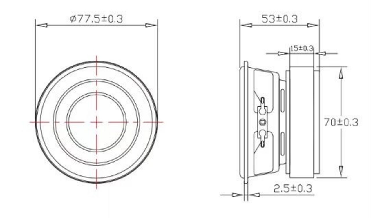 Speaker 4 Ohm 30 Watt OP=OP