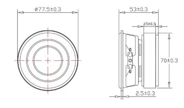Speaker 4 Ohm 30 Watt OP=OP